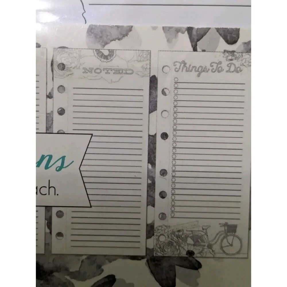 3/$20 The Prima Planner List Pad New 3.25x7